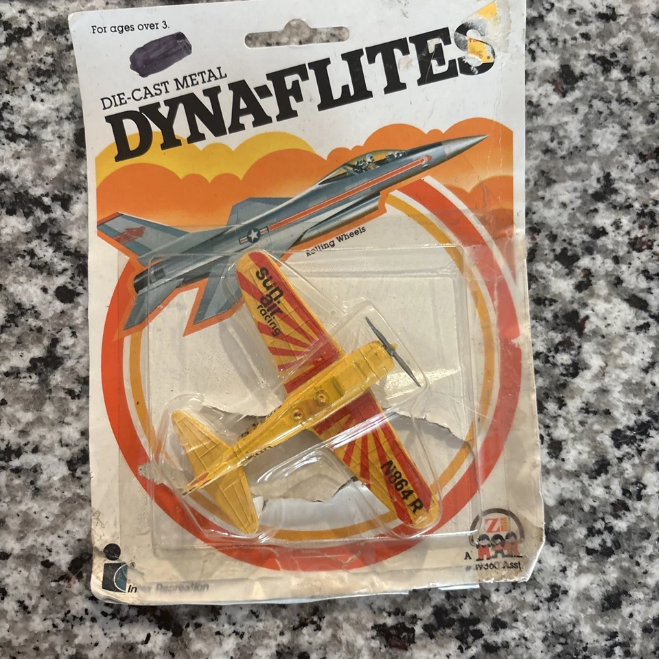 Vintage 1982 Dyna-Filtes Diecast Metal Plane - set of 3 Foto 3 de 4