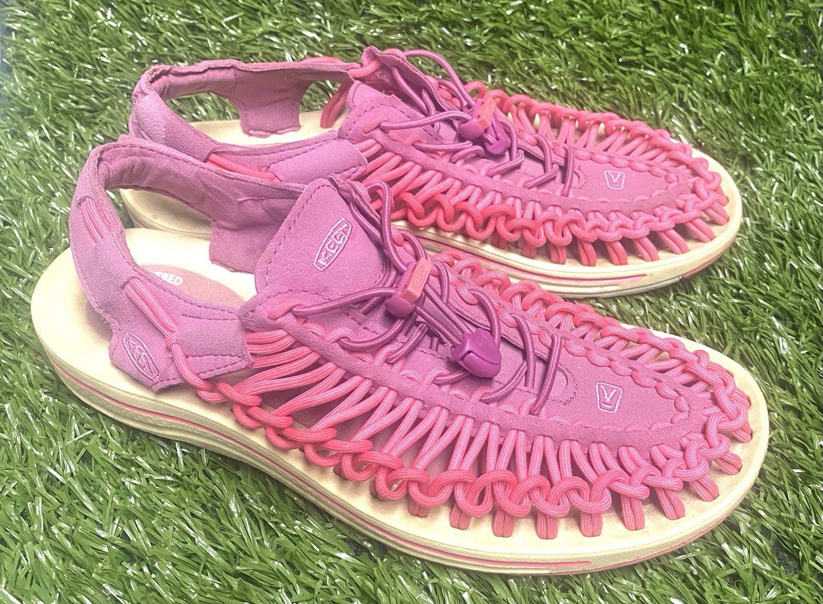 Scarpe sandali Keen Uneek Sport Paracord viola rosa donna taglia 8 5