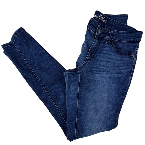 Universal Thread Jeans Womens 4 / 27 Jegging Mid Rise Skinny Dark Whisker Fade - Picture 6 of 13