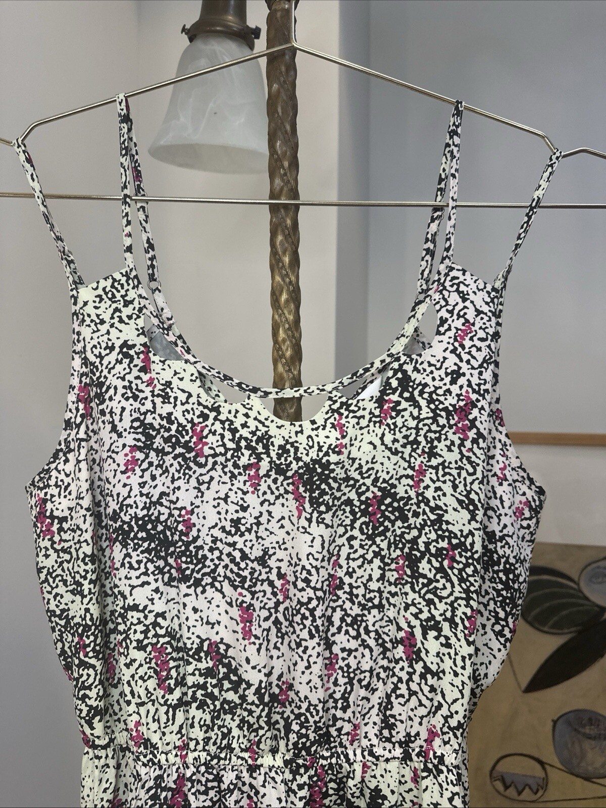 BCBGeneration Sleeveless Spaghetti Strap Berry Mu… - image 3