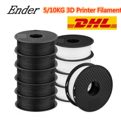 5/10KG Creality Ender PLA Filament Bundles Black/White for all 3D Printer DE