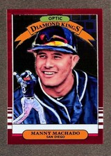 2019 Panini Donruss Optic Diamond Kings Red Pandora Prizm #30 Manny Machado /99