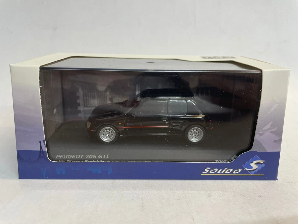 Solido Peugeot 205 GTi dimma black 1988 1/43 S4310802 - Immagine 2 di 3