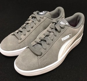 puma smash v2 grey suede