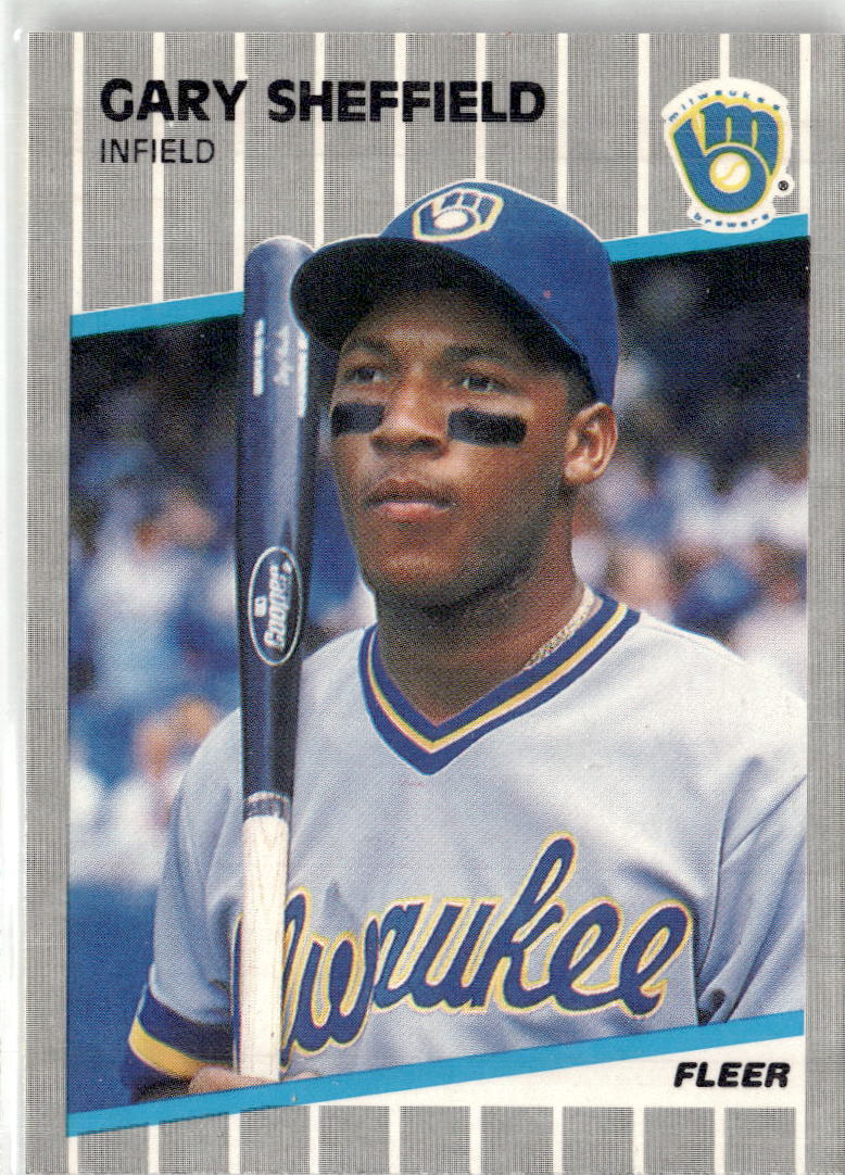 1989 Fleer #196 Gary Sheffield
