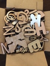 Over 600 Wood Letters Crafting Supplies Crafts