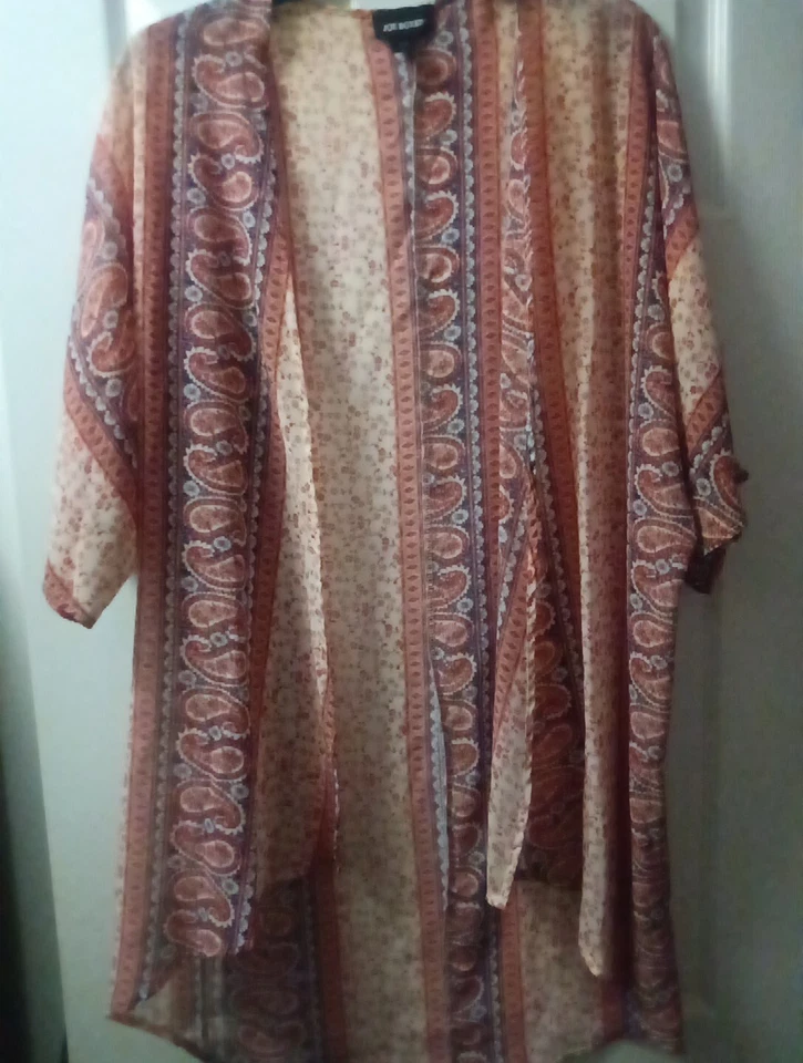 Cárdigan kimono estampado cachemir Joe Boxer talla pequeña Foto 4 de 4