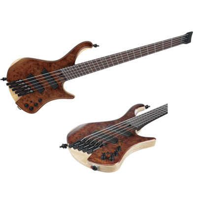 Ibanez EHB1265MS-NML Natural Mocha Low Gloss Ergonomic Headless Bass Guitar