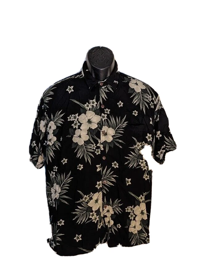 Men's Large Hibiscus Collection Hawaiian T-Shirt Button Casual Button Down
Opens in a new window or