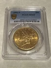 1881-S MS60 PCGS Liberty Double Eagle $20 Gold Coin great appeal lustrous PQ