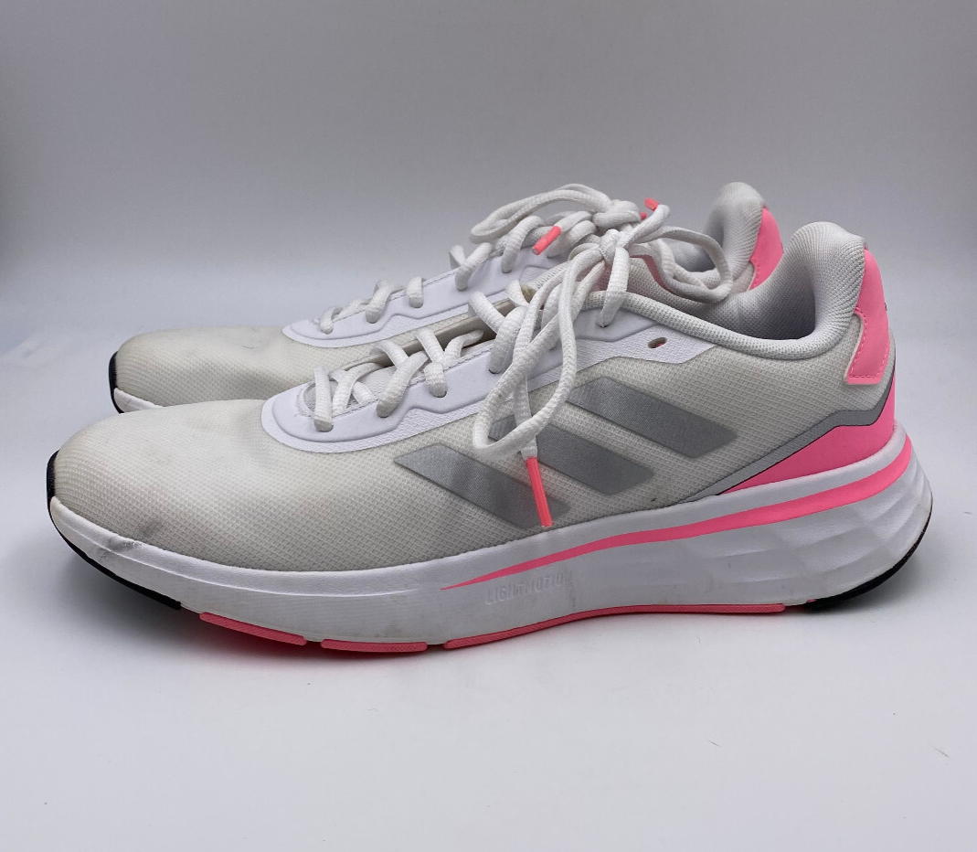 adidas Start Your Run Low Sneakers in White Beam Pink GY9232 Size 9.5