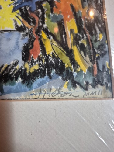 Original Drawing "St. Mark's, Florida" by John Nelson - Picture 5 of 6