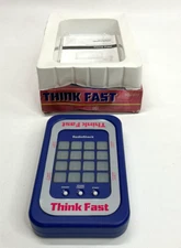 Vintage Think Fast Game #60-2673 From Radio Shack Tested Works - With Manual.