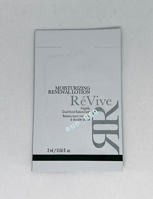 4 x ReVive Moisturizing Renewal Lotion Nightly Dual Acid Retexturizer 2ml New
