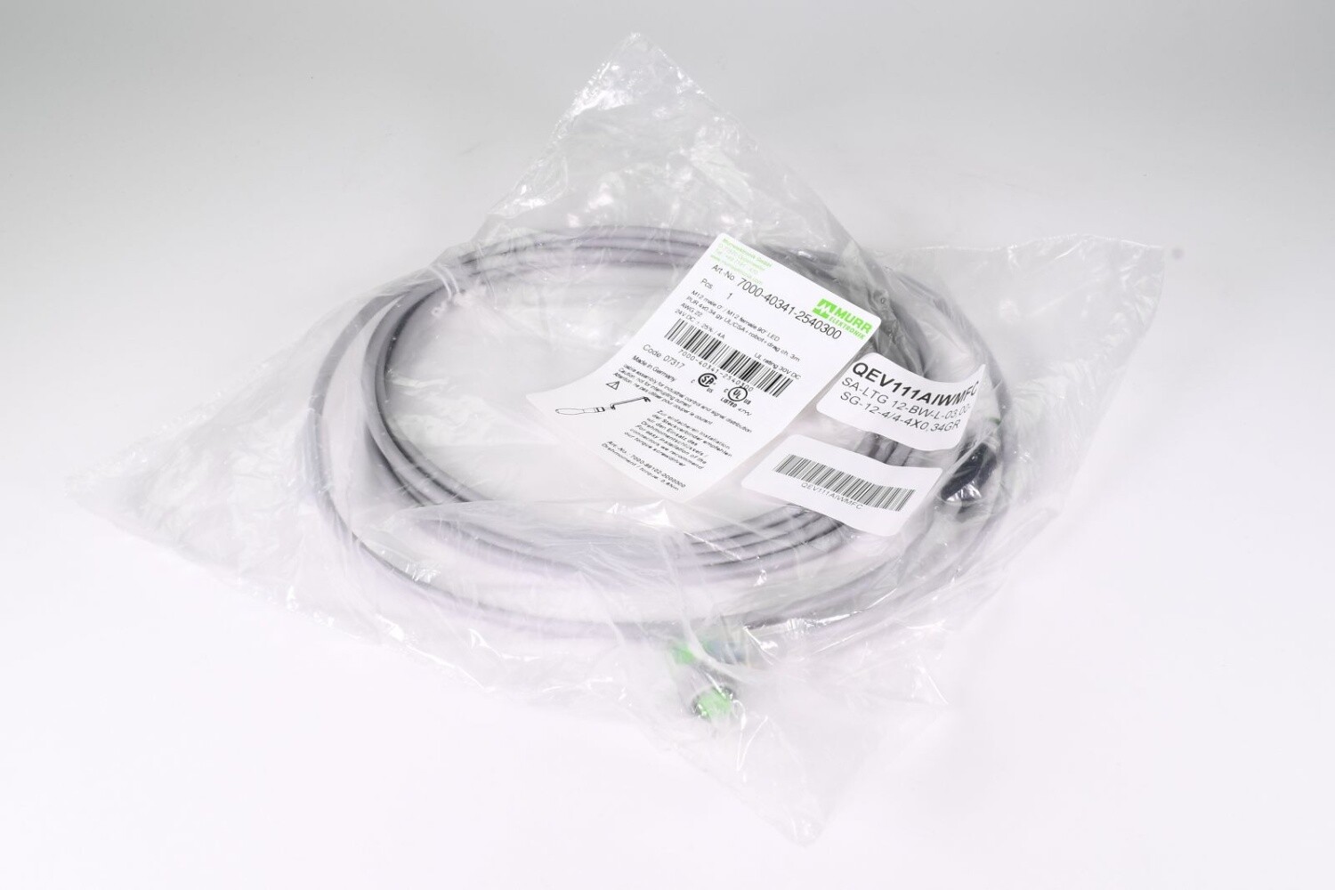 MURR 7000-40341-2540300, Signal connection cable, L=3m