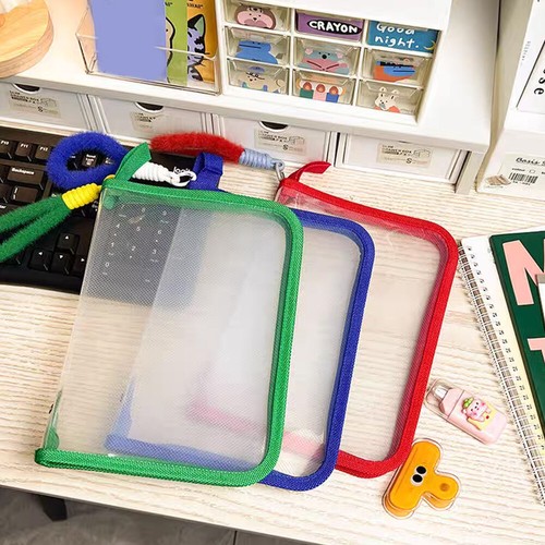 A4 Plastic Waterproof Document Wallets Files Folder Zip Lock Bags Pouch Office - - Picture 5 of 20