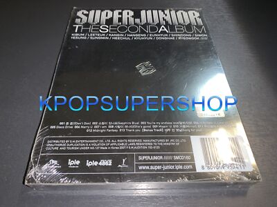 Super Junior 2nd Album Don't Don CD Photobook Member Cover New