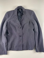 Giacca sartoriale donna Marks & Spencer grigio scuro taglia 12