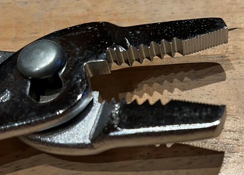 6" THIN NOSE CHROMED PLIERS, POWRCRAFT, NEW, USA - Picture 3 of 4