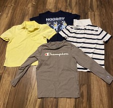 Boys Bundle Of Long / Short Sleeve Tops - Size 4 Lot One 6/7