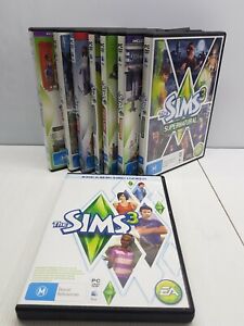 The Sims 3 7 extension packs PC MAC manual complete games Supernatural fast lane