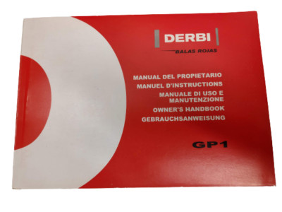Derbi GP1 50 racing User Manual Gebrauchsanweisung Bedienungsanleitung Handbuch