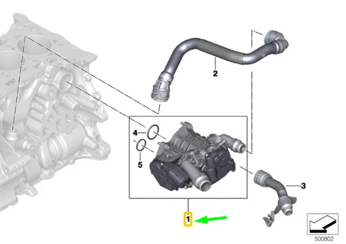 NUEVO BMW 3 G20 módulo de gestión térmica 8642560 11538642560 ORIGINAL - Imagen 1 de 5