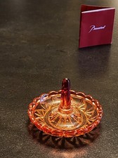 baccarat Rare Baguier Modele Rare Art Nouveau Signé Rouge