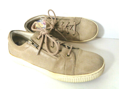 born tamara casual zip leather sneakers