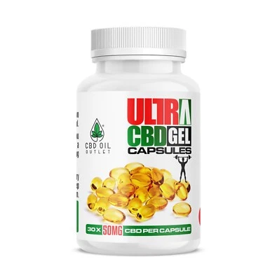 CBD OIL OUTLET CBD capsules, 1500mg. Helps Pain, Anxiety, Sleep, Mobility. For Advanced users.