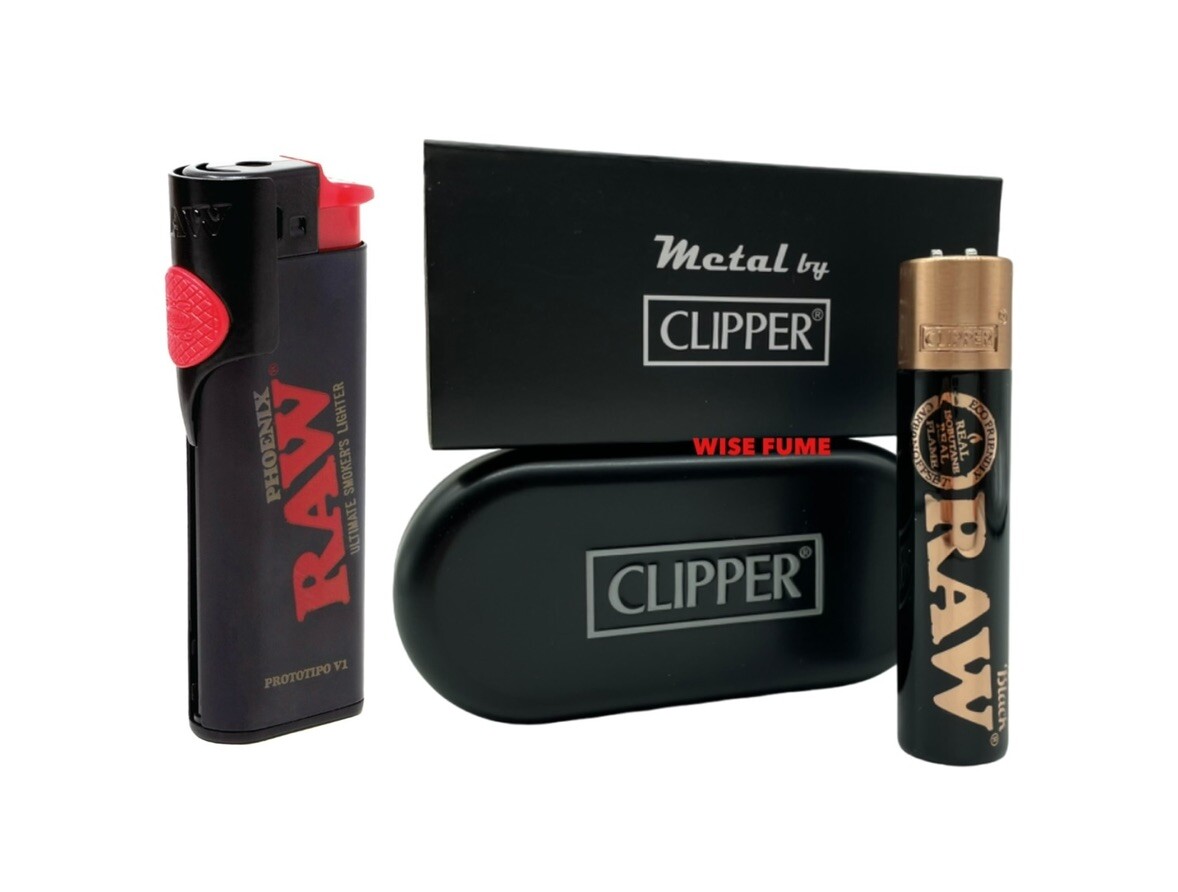 Clipper Raw Full Size Refillable full Metal Lighter+ RAW