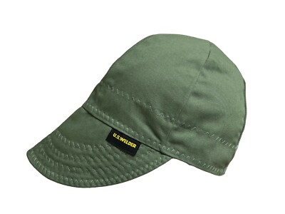 NWT US Welder Reversible Welding Cap Hats Best Comeaux Supply Solid 100% Cotton