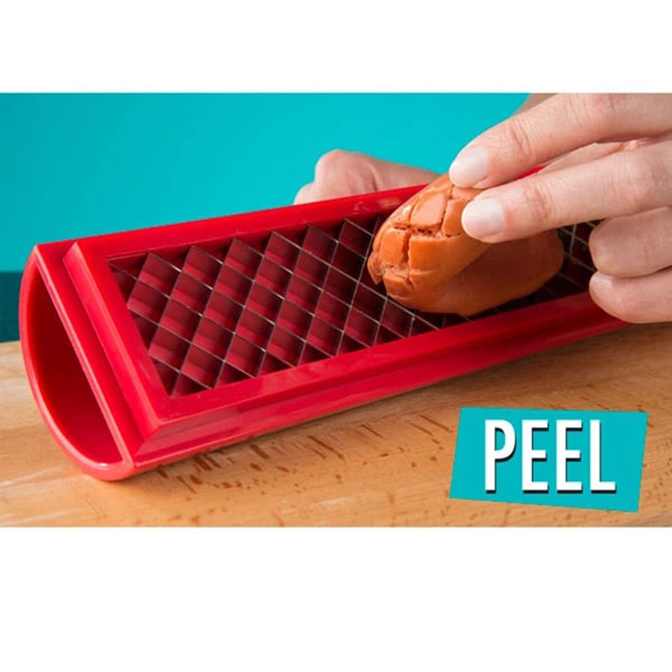 Hot Dog Slicer Hotdogs Cutter Tool Sausage Links BBQ Grill Kitchen Slot eBay