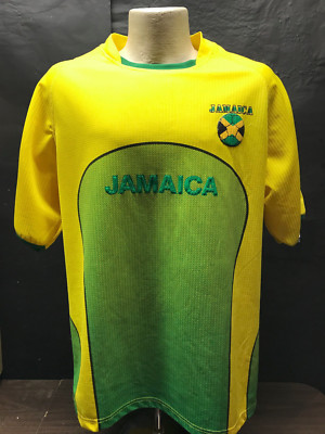 JAMAICA Football Jersey Authentic Brand LMS Sports XL Soccer 