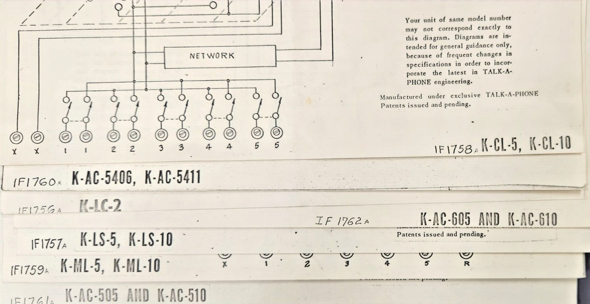 Talk-A-Phone Intercom - Package of (7) 