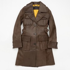 Dsquared2 Leather Trench Coat A/w 2005