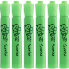 Mr Sketch - Light Green Mint Scented Markers, 1906357 - Pk of 6 - Open Box