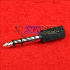 ONE 1/4" 6.35mm Stereo Male to 3.5mm Stereo Female Jack Adapter Plug NEW