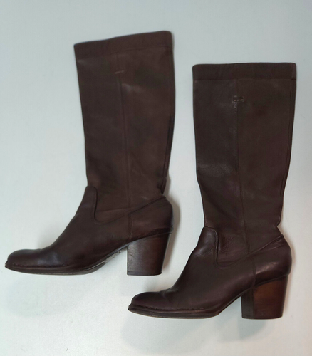 FRYE RORY Scrunch Boots Brown 7 M Womens - Picture 11 of 11