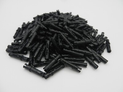 Jiestar XX-00502 200 Stück Technic 3er Verbinder PIN 3L black schwarz 6558