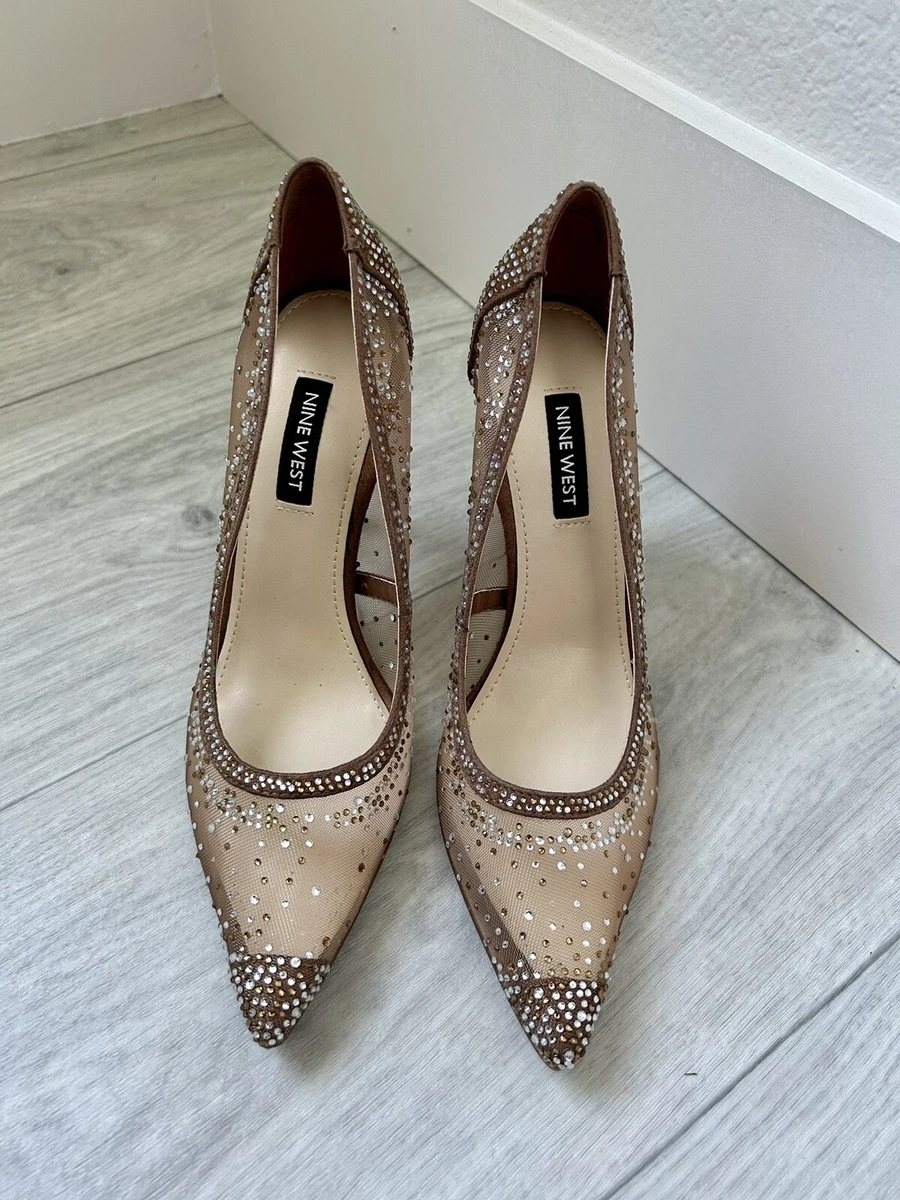 Nine west sales bronze heels