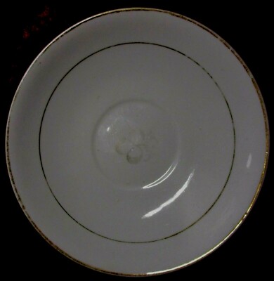 VINTAGE NUR UNTERTASSE :''C.W.S. WINDSOR PORZELLAN'' ~ mit KLEEBLATT DESIGN IN DER MITTE