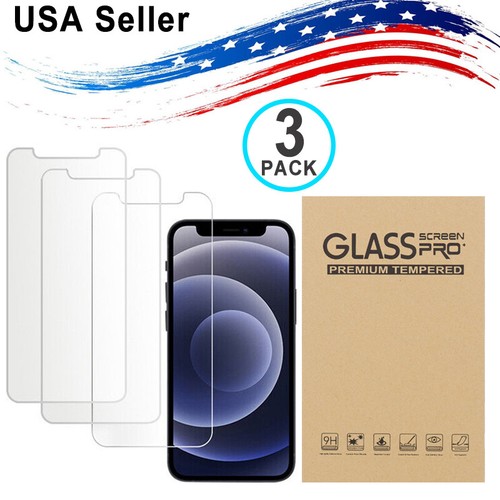 3[PACK] iPhone 6+ 6S+ 7+ 8+ SE X XR XS MAX 11 12 13 14 15 PRO MAX TEMPERED GLASS - Picture 19 of 34