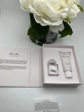Dior Gift Set Miss Dior Blooming Bouquet .17oz Moisturizing Body Milk .67oz New