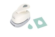 Bira Craft 5/8 inch Tear Drop 2 Droplets Shape Lever Action Craft Punch for P...