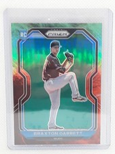 Braxton Garrett 2021 Prizm Baseball - Cosmic Haze RC #121 - Miami Marlins