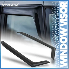 Smoke Window Visor Shade Vent Wind Rain Deflector Guard for 97-06 Jeep Wrangler