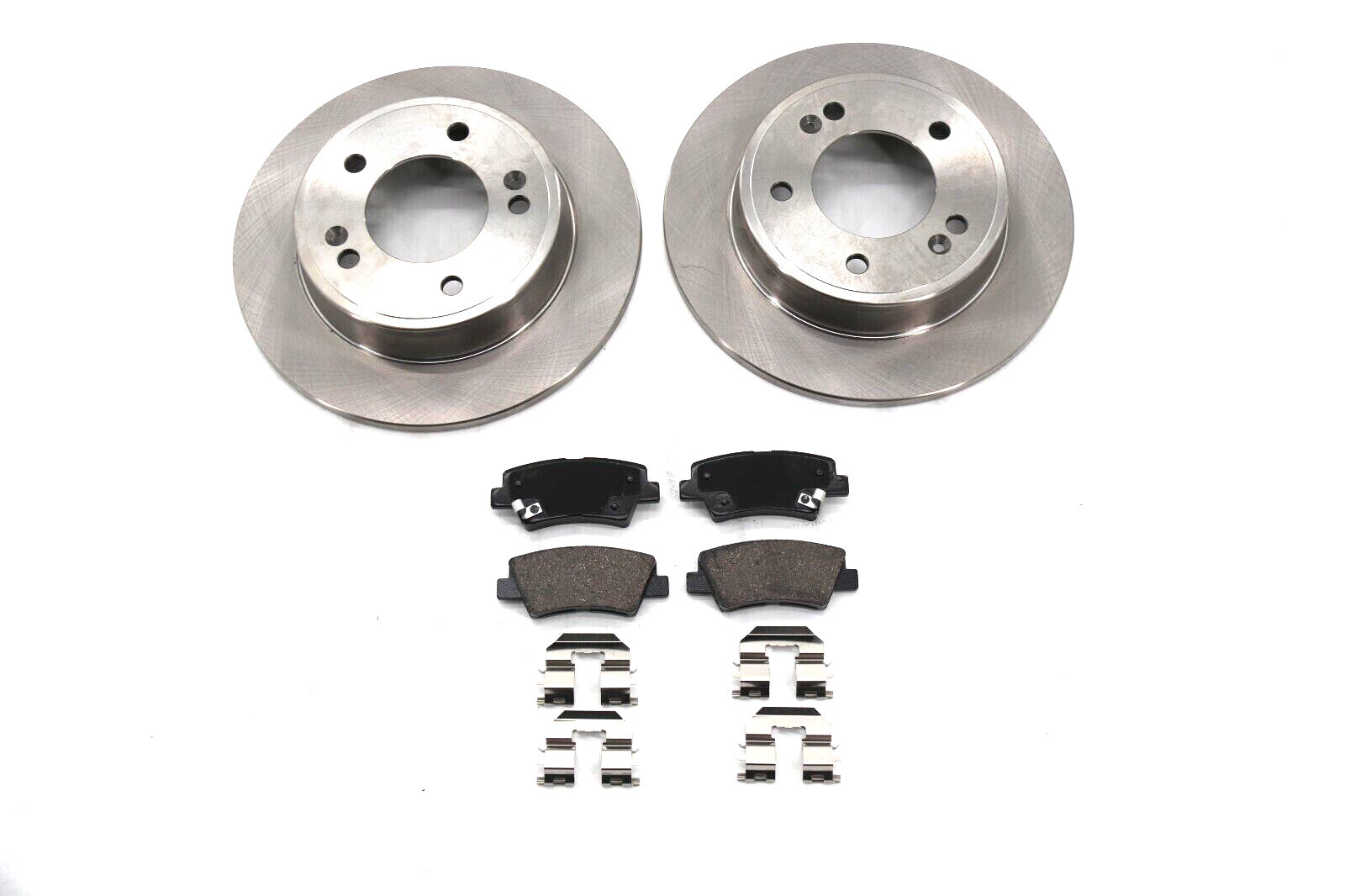 280mm Front & 262mm Rear Disc Rotors + Ceramic Brake Pads for 20142016