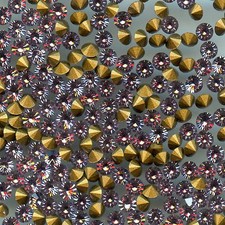 1012 PP18 LA *** 100 strass Swarovski fond conique 2,45mm LIGHT AMETHYST G