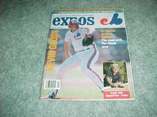 1989 Montreal Expos Baseball Program Kevin Gross Cover 